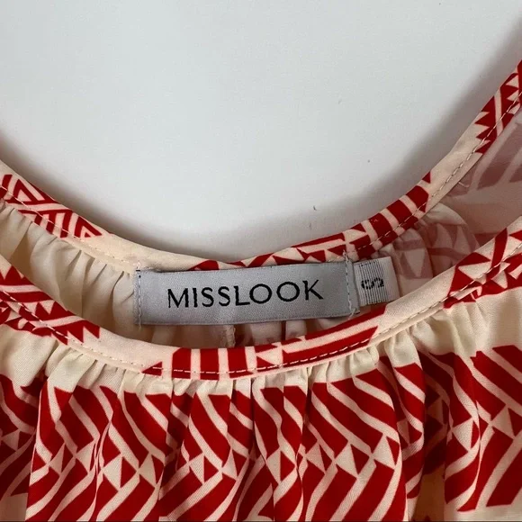 MISSLOOK Tribal pattern tank cami satin type material boho hippie chic a… - Picture 5 of 6